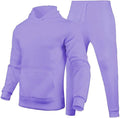 Casual Fleece Hoodie Suit: Fashionable long-sleeved fleece sports sweater and matching suit setup. Features a cozy hood and comfortable fit (Style D, Size X-Large).
